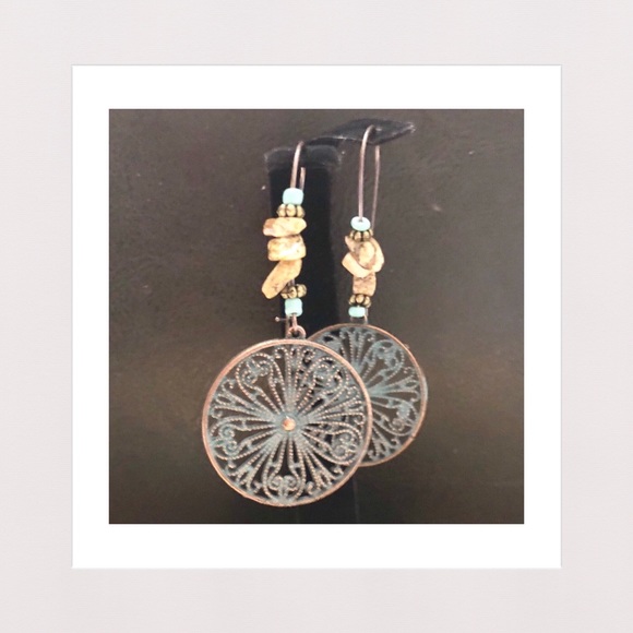 🔴 3 for $25 | Antique Style Filigree Earrings - Picture 1 of 5